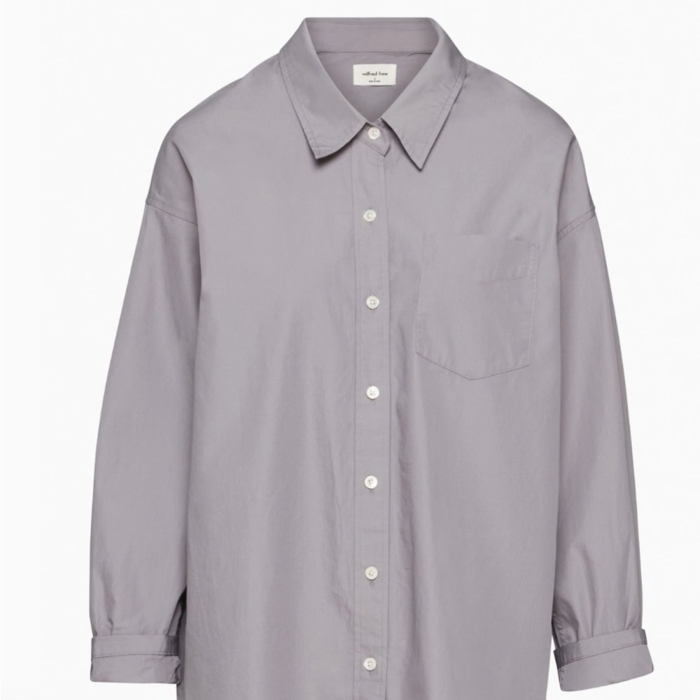 Wilfred Lavender Button Down Shirt